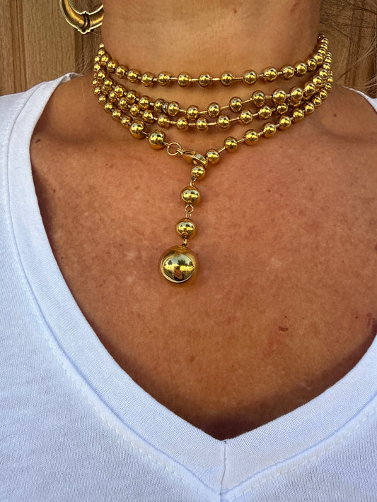 COLLAR BOLAS REGULABLES