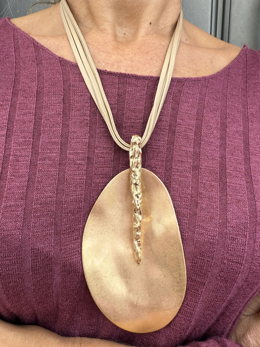 COLLAR COLA RATÓN CONCHA MAXI