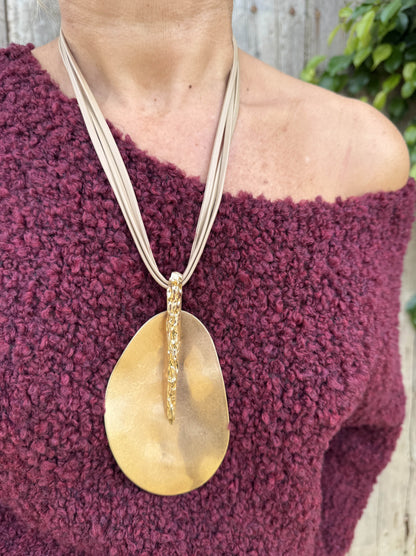 COLLAR COLA RATÓN CONCHA MAXI