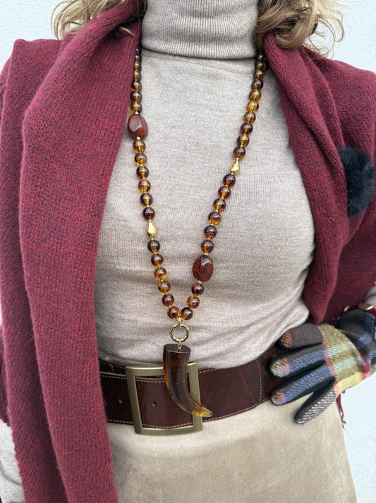 COLLAR CUERNO NACARADO