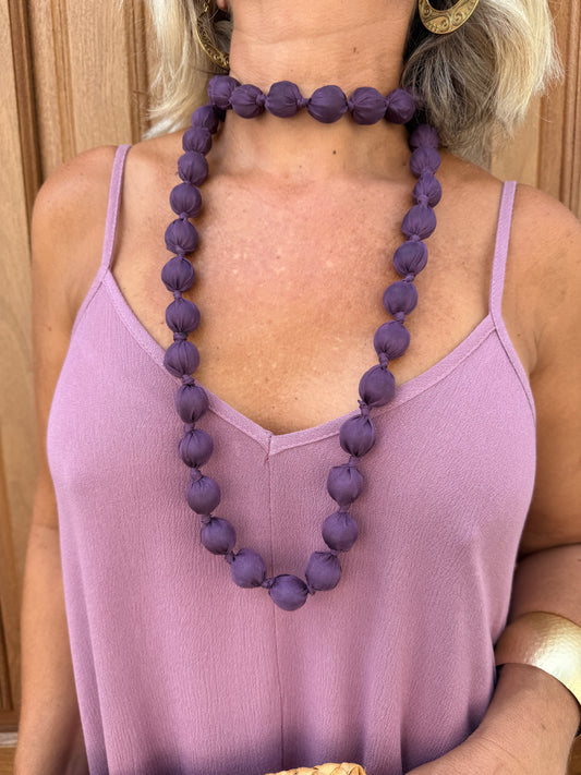 COLLAR LARGO BOLAS THIN