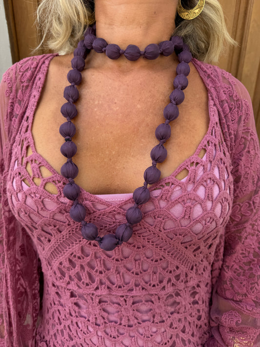COLLAR LARGO BOLAS THIN