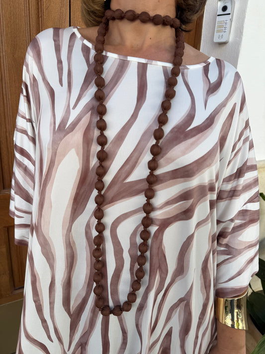 COLLAR LARGO BOLAS THIN