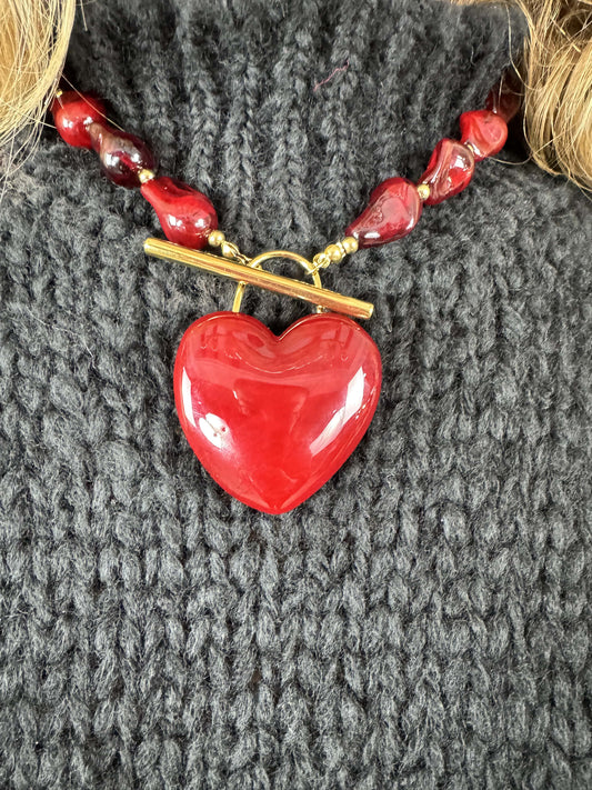 COLLAR PIEDRAS CORAZÓN