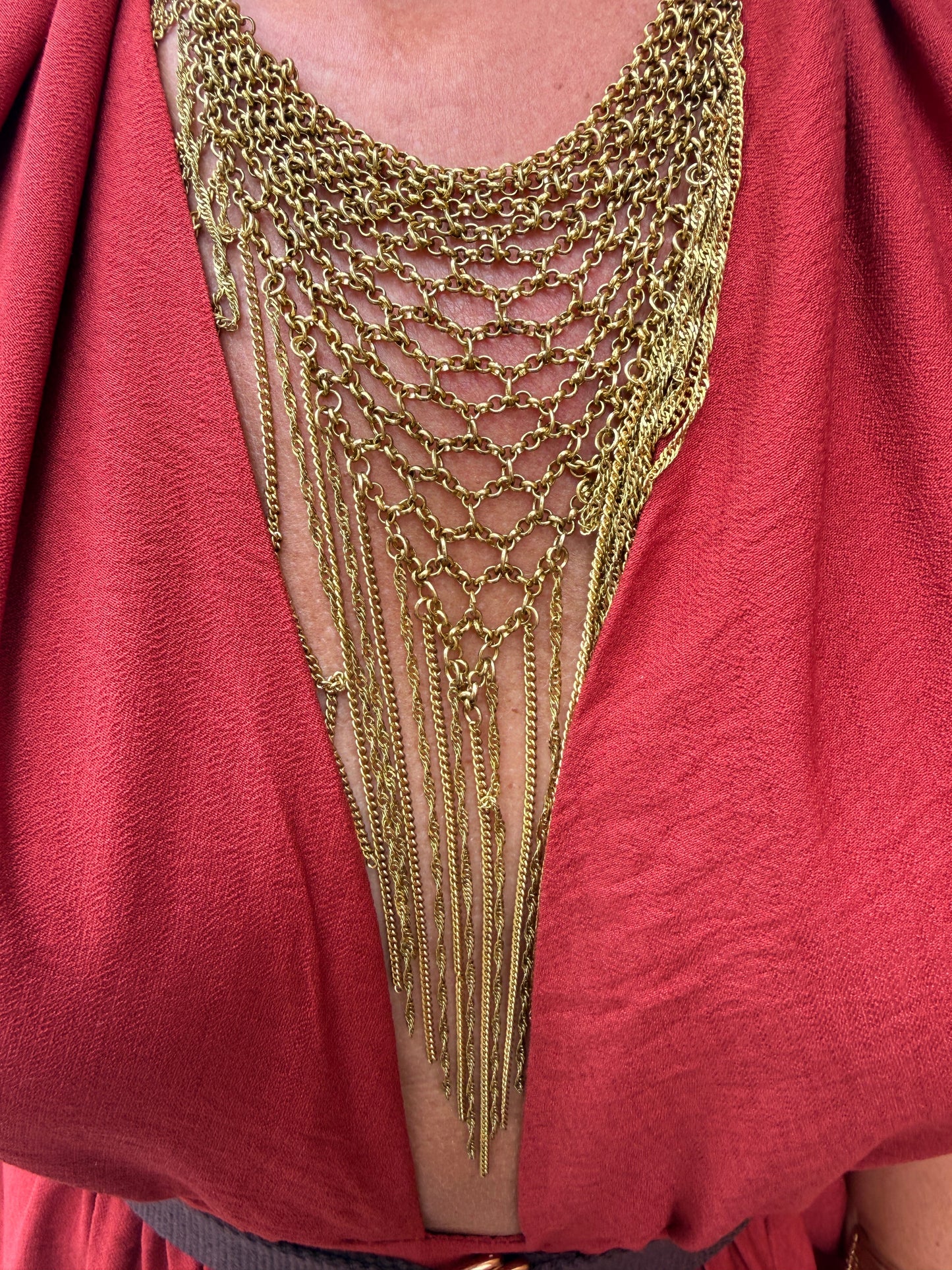 COLLAR TRIÁNGULO CADENAS