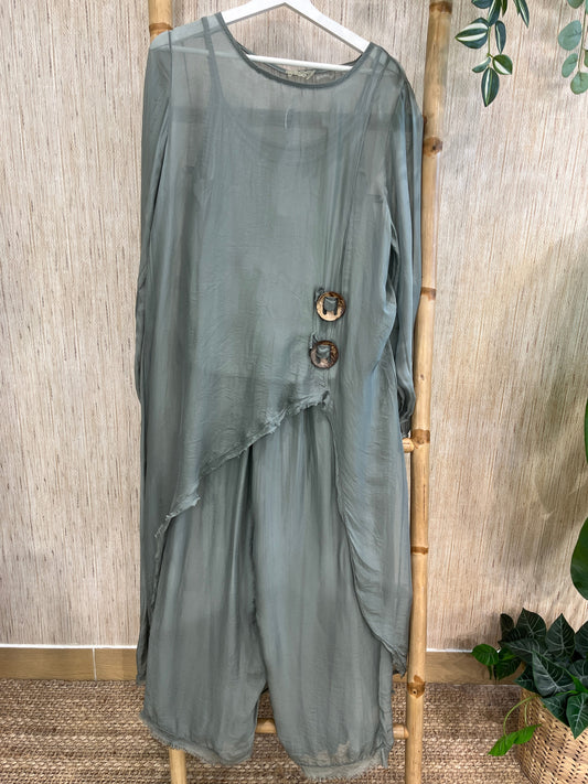 CONJUNTO CASACA GASA
