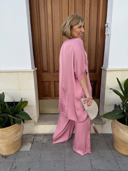 CONJUNTO SATINADO CRUZADO