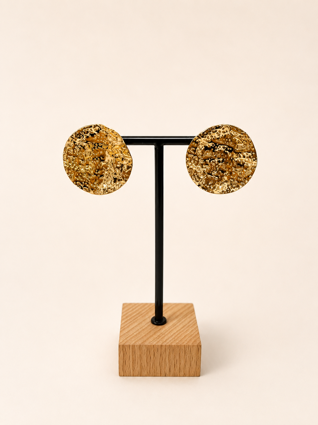 PENDIENTES LUNA DORADA