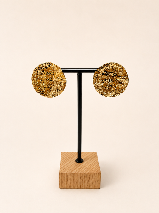 PENDIENTES LUNA DORADA