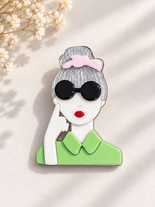BROCHE DE RESINA