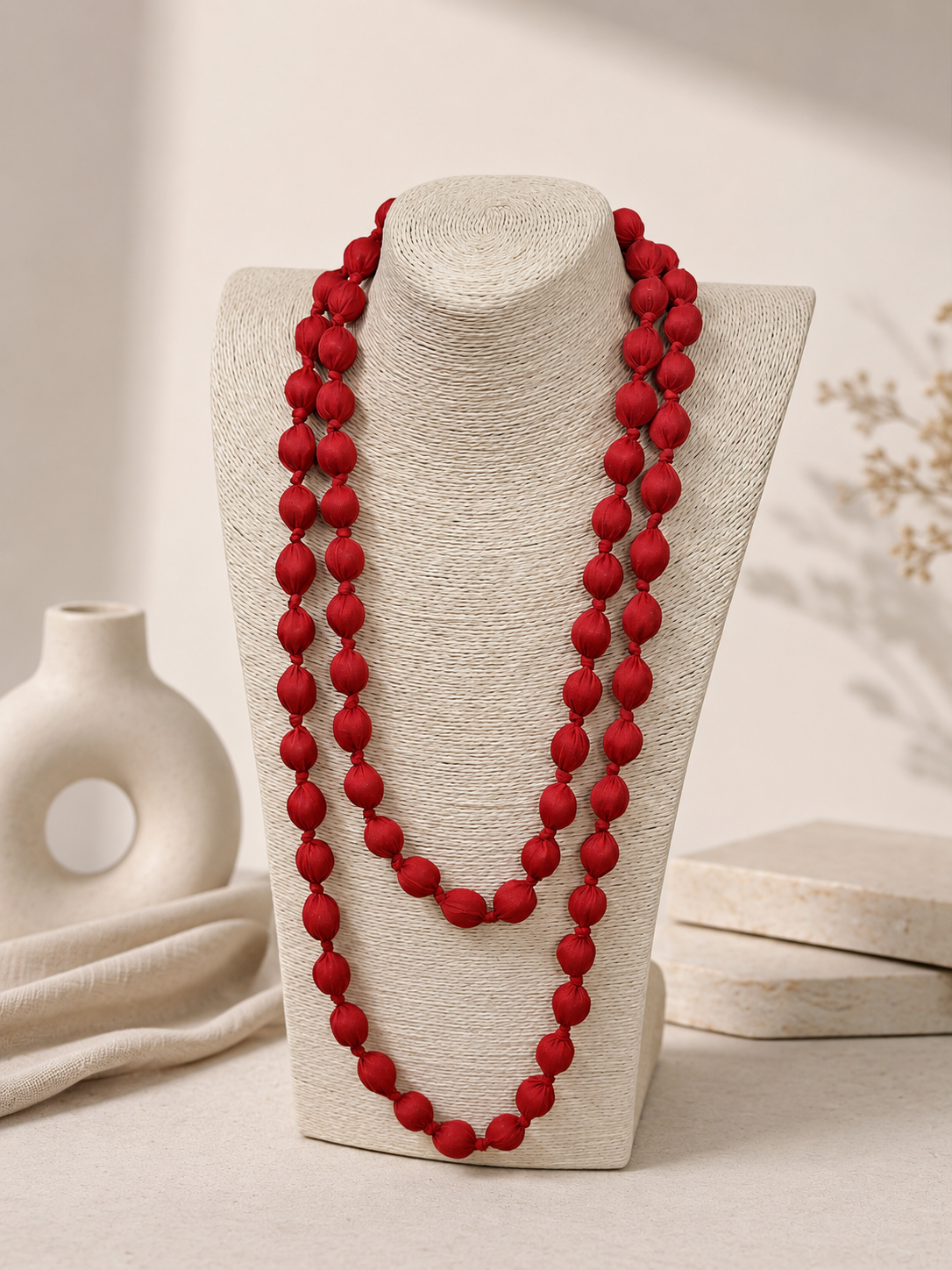 COLLAR LARGO BOLAS THIN