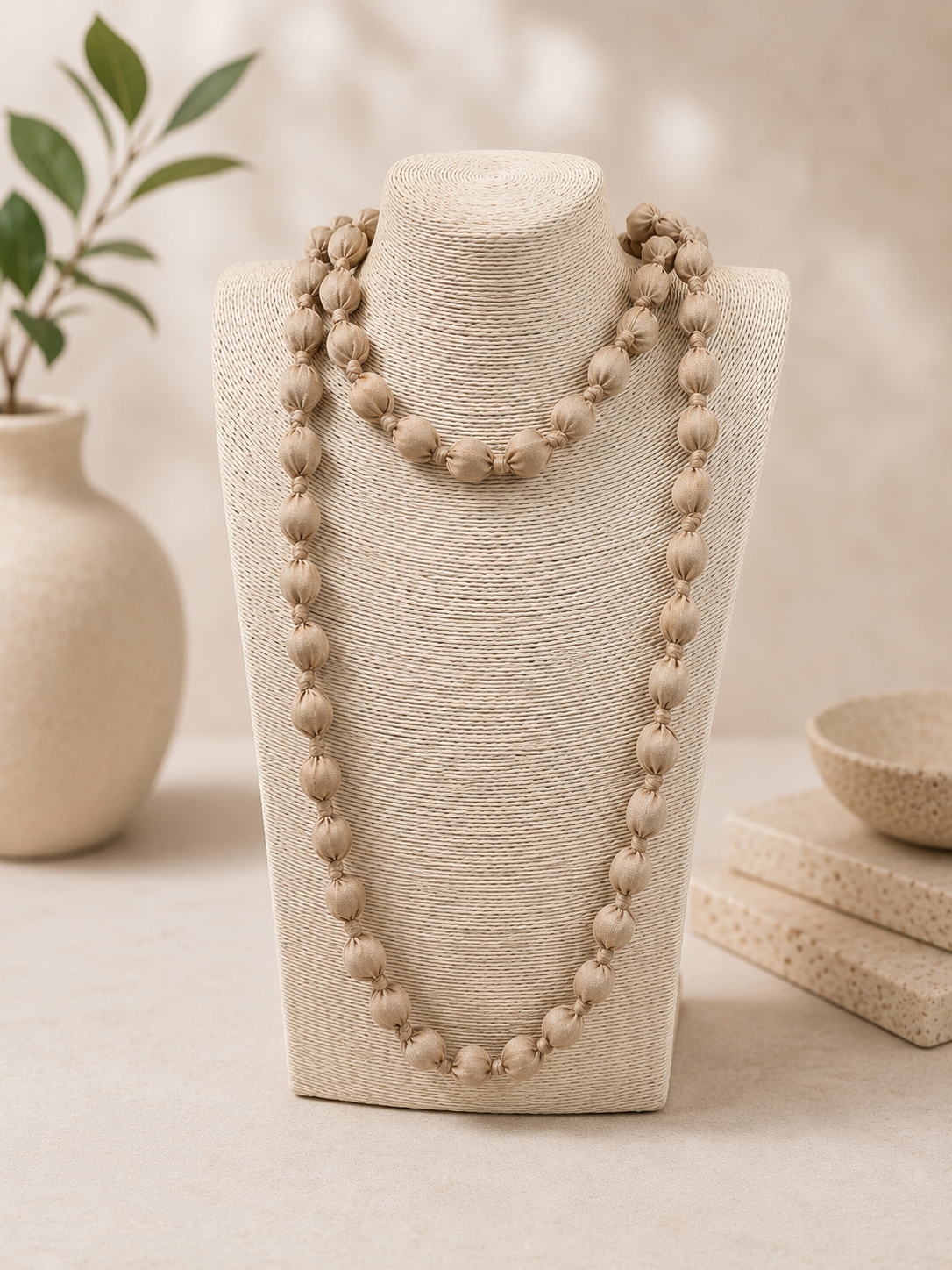 COLLAR LARGO BOLAS THIN