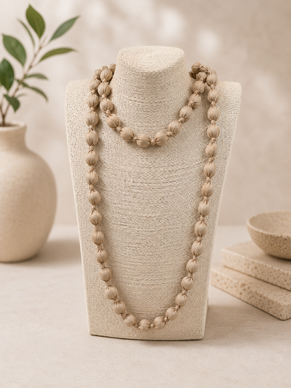 COLLAR LARGO BOLAS THIN