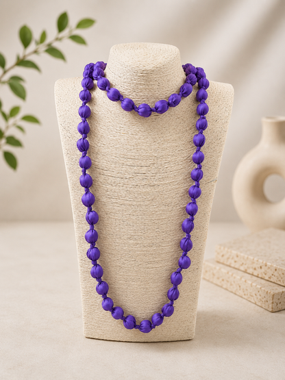 COLLAR LARGO BOLAS THIN