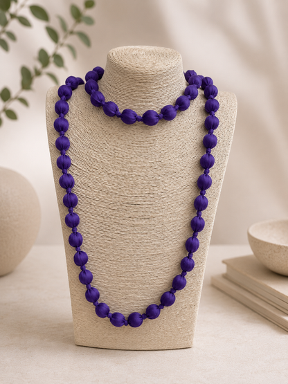 COLLAR LARGO BOLAS THIN