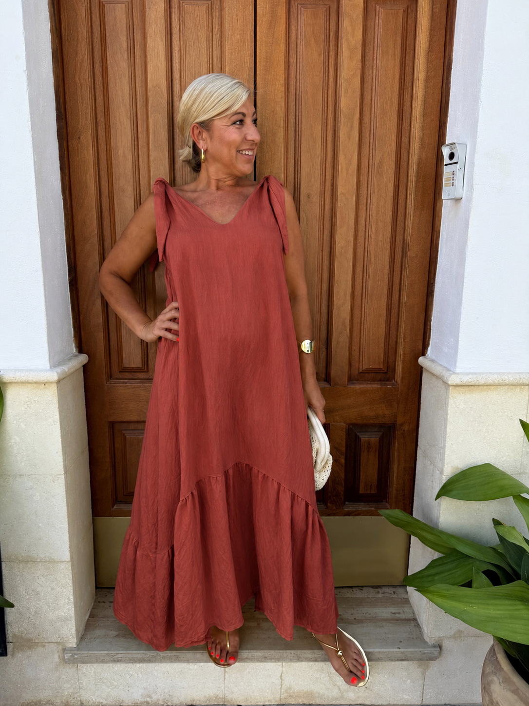 VESTIDO LAZO TIRANTES