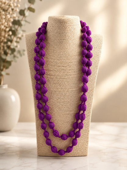 COLLAR LARGO BOLAS THIN