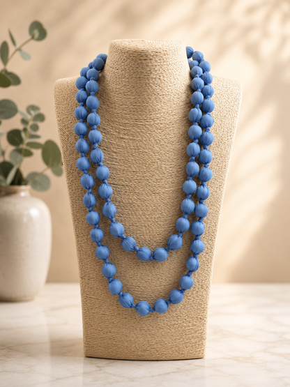 COLLAR LARGO BOLAS THIN
