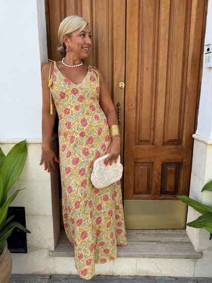 VESTIDO INDIO BORLA