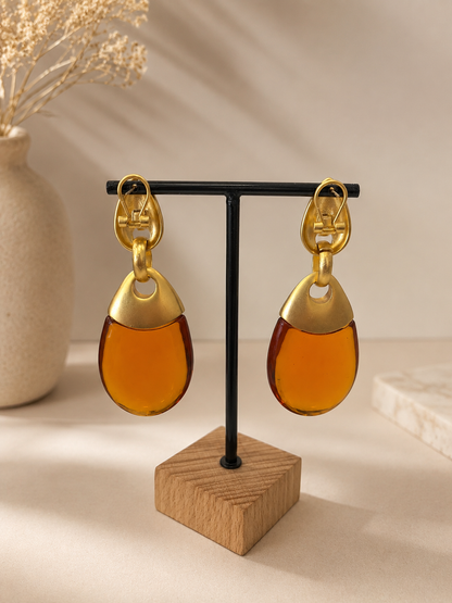 PENDIENTES ÁMBAR