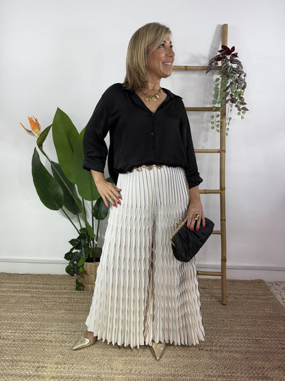PANTALÓN ACORDEÓN BICOLOR