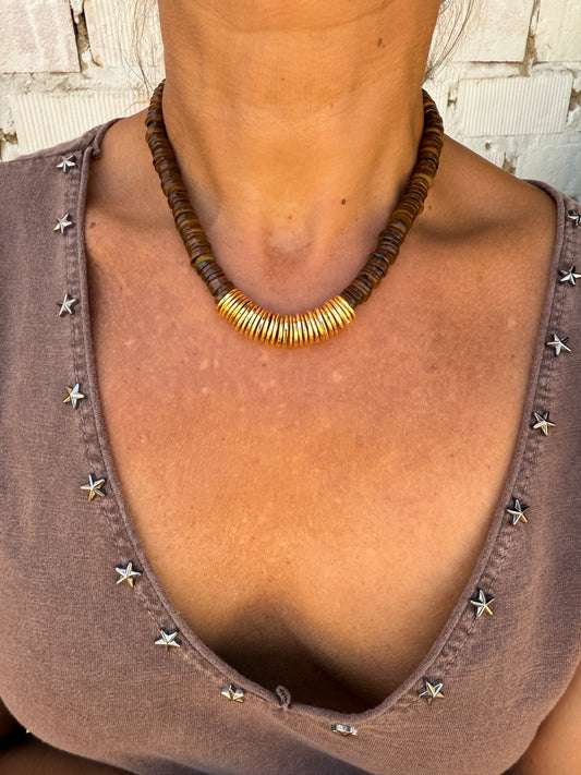 COLLAR ABALORIOS PLANOS