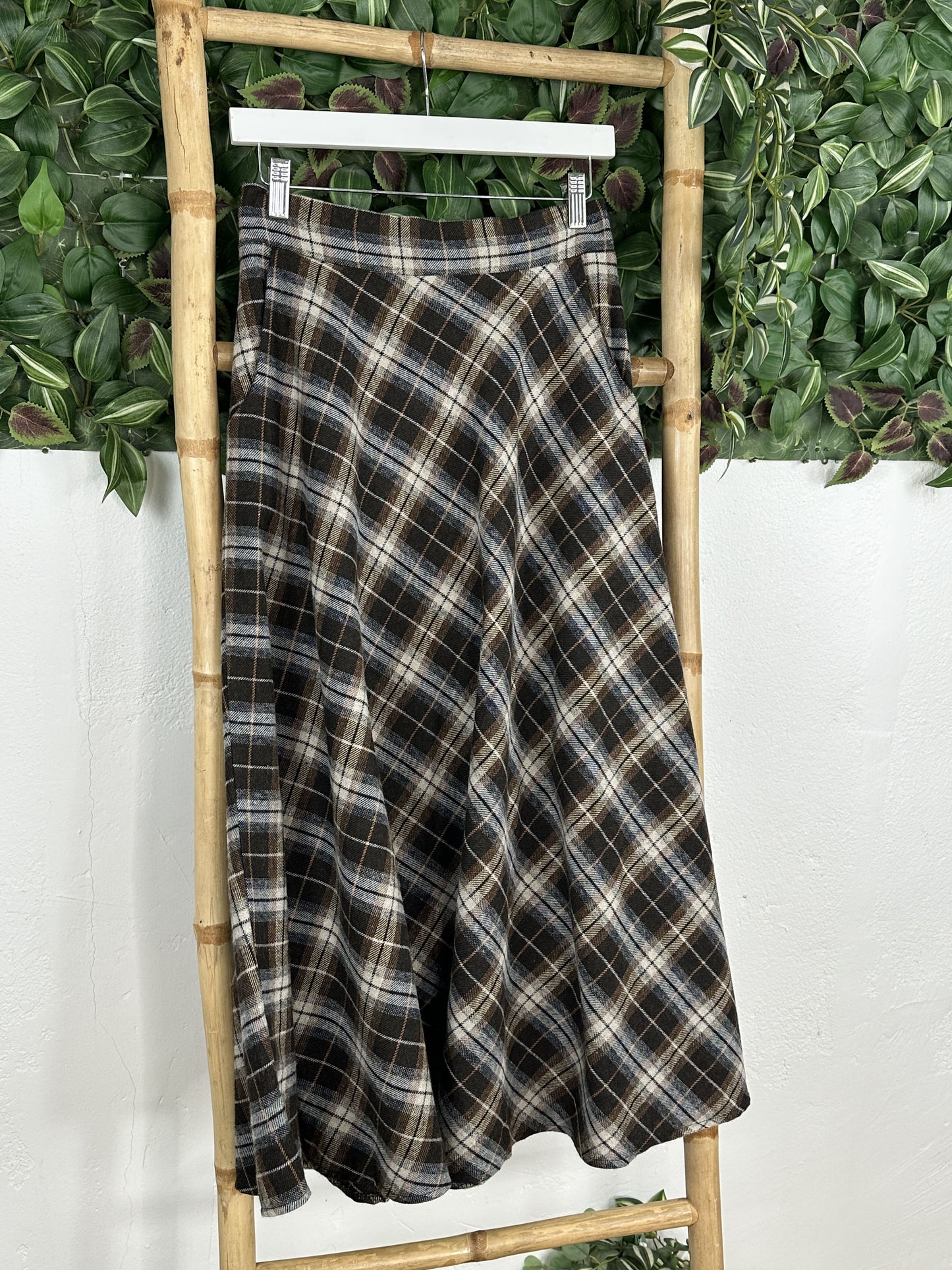 FALDA CUADROS BOLSILLO