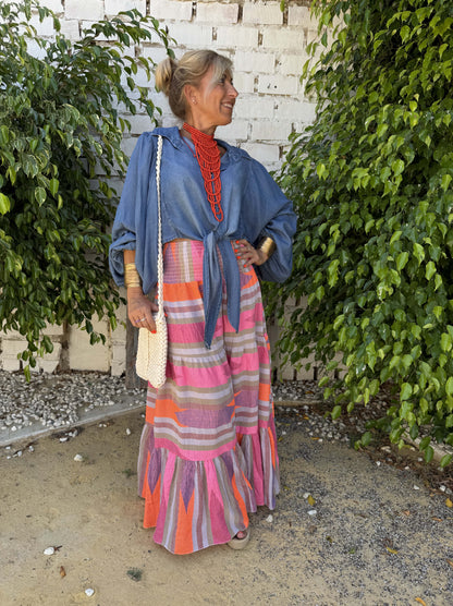 FALDA ÉTNICA FLÚOR