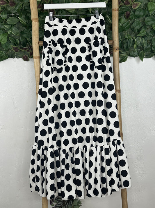 FALDA ROCIERA LUNARES