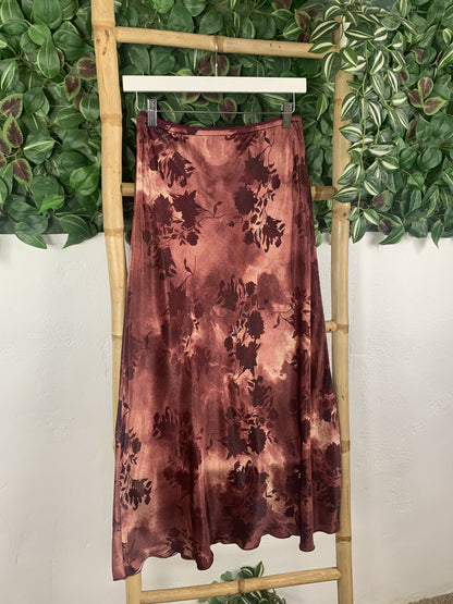 SAIA DE CETIM ESTAMPADA