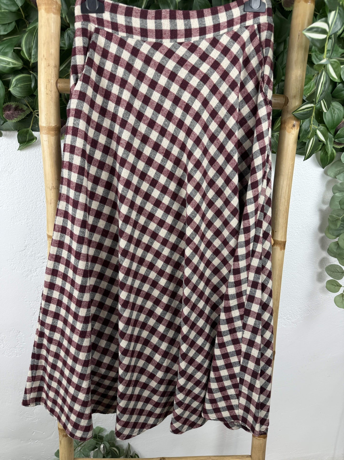 FALDA CUADROS BOLSILLO