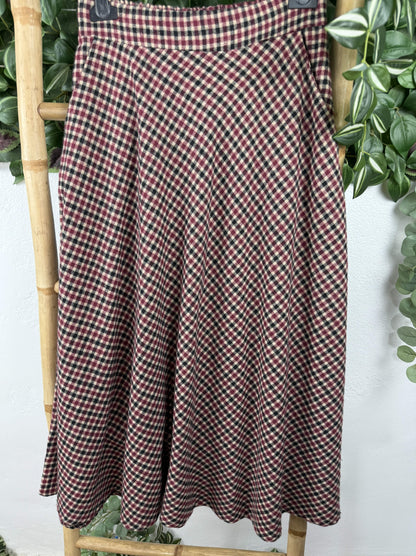 FALDA CUADROS BOLSILLO