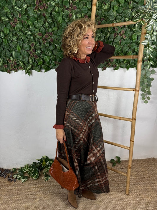 FALDA EVASÉ CUADROS