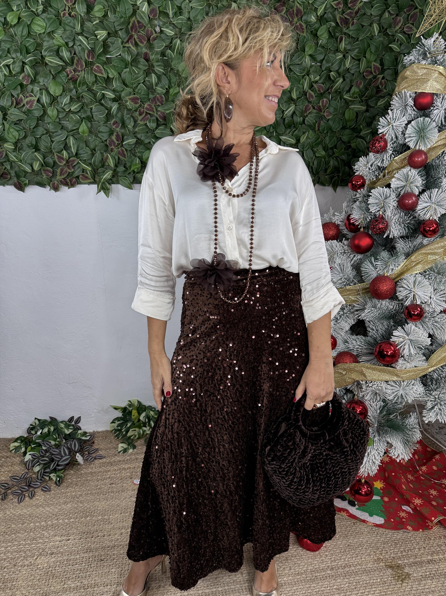 FALDA LENTEJUELA EVASÉ