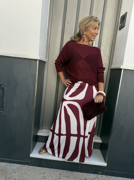 FALDA NIARA ESTAMPADA