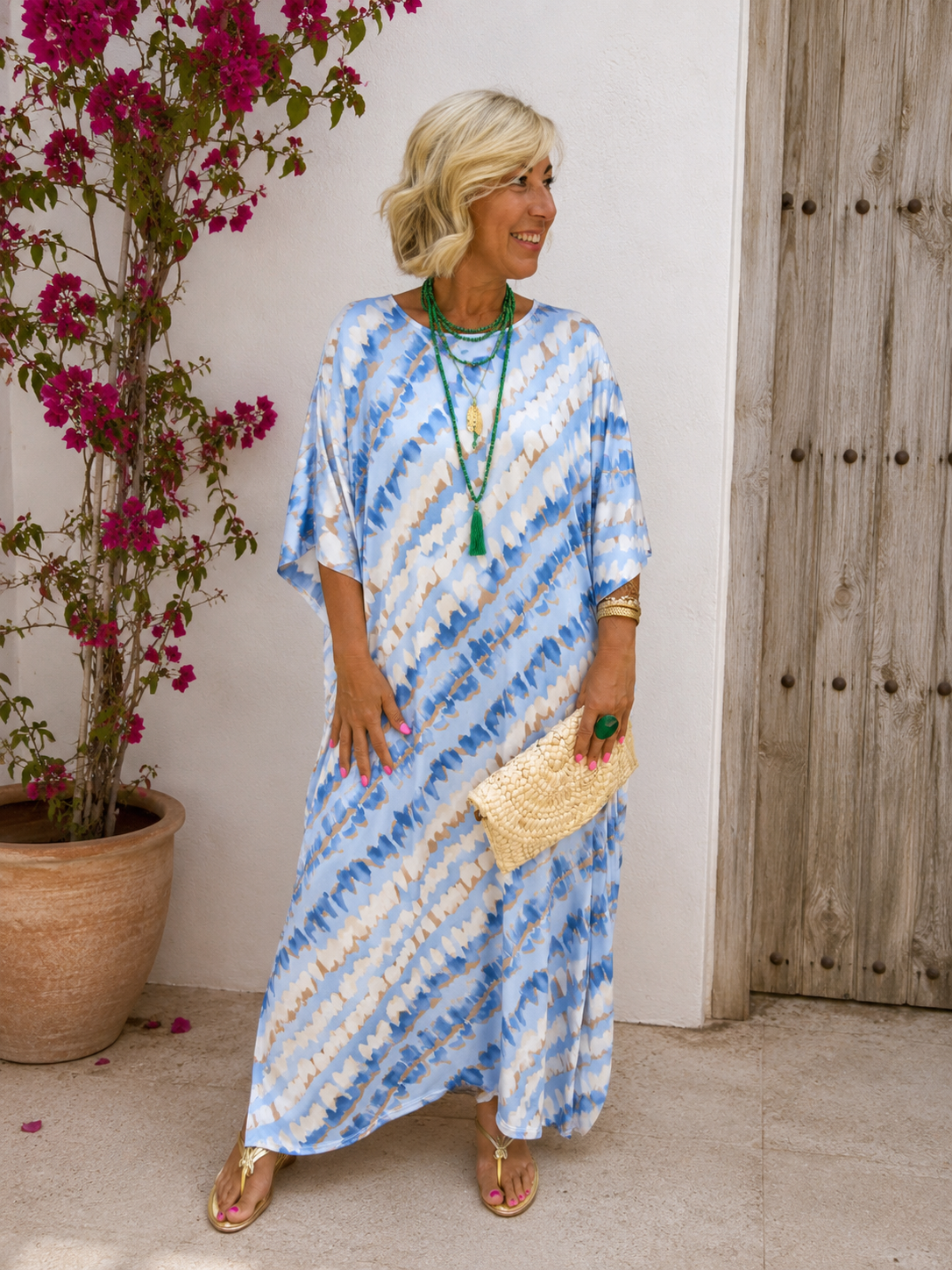 VESTIDO CURVY APRI ESTAMPADO