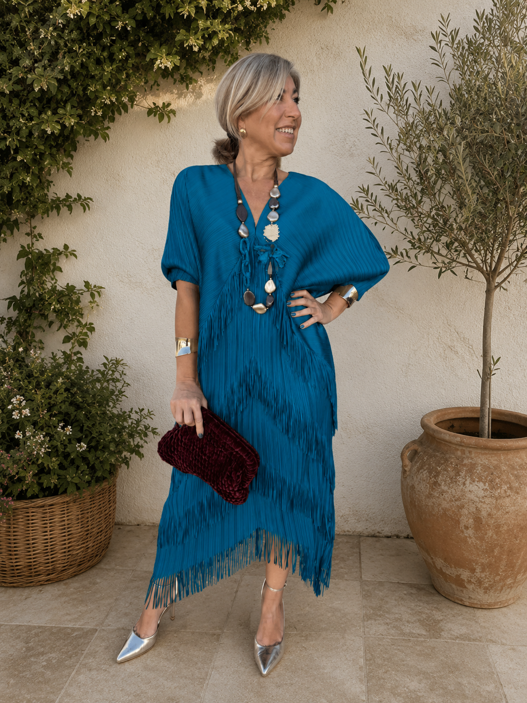 VESTIDO ACORDEÓN