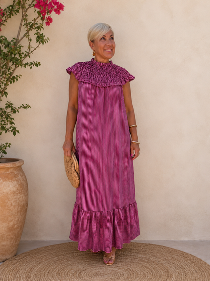 VESTIDO CUELLO BABERO