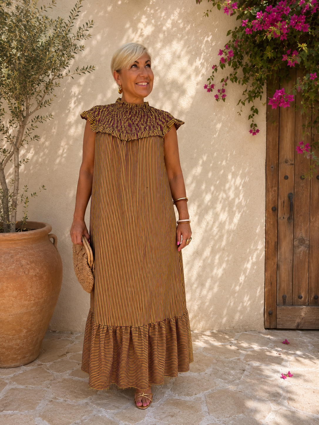 VESTIDO CUELLO BABERO