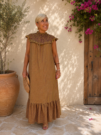 VESTIDO CUELLO BABERO