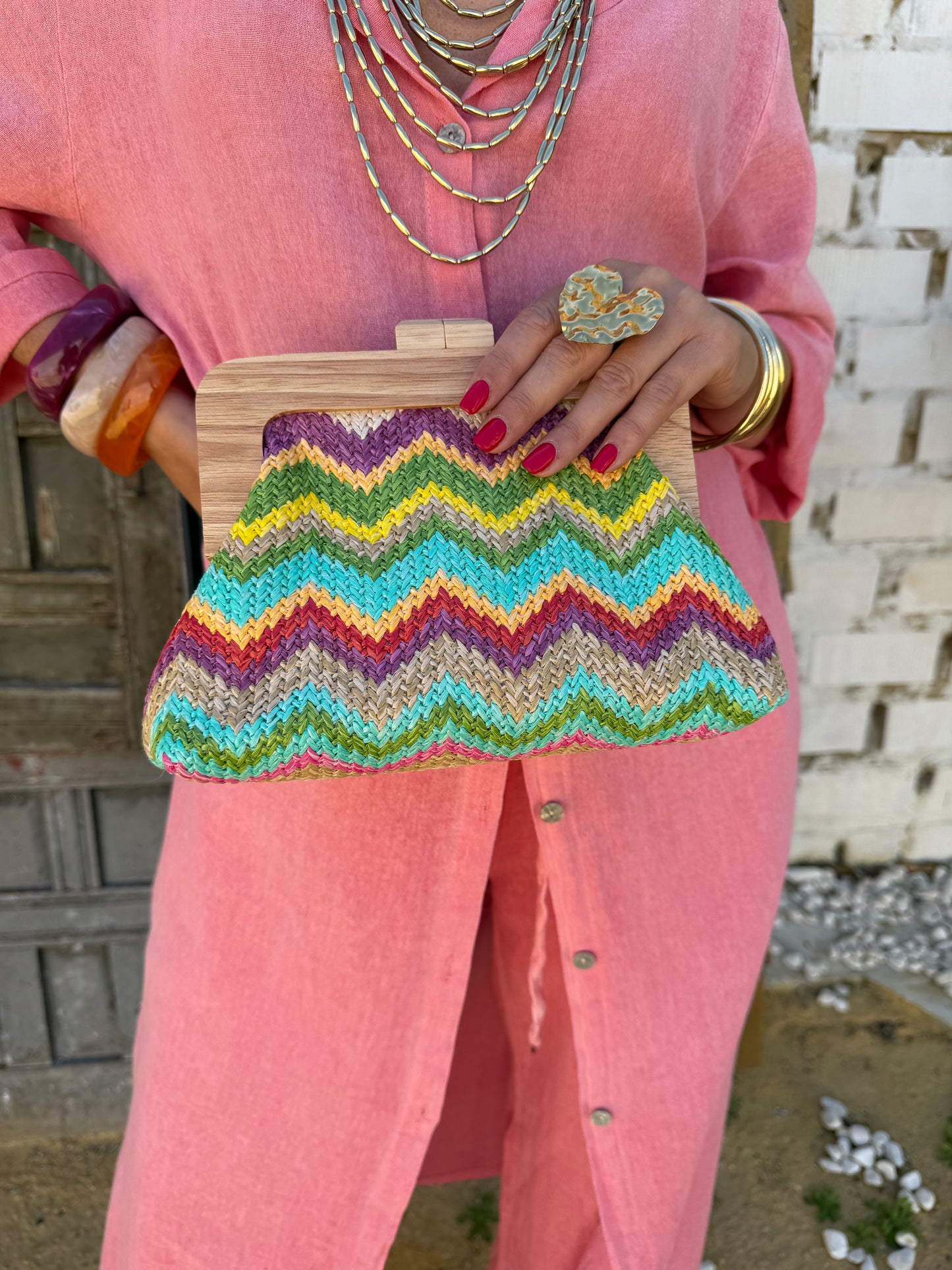 BOLSO RAFIA ZIGZAG