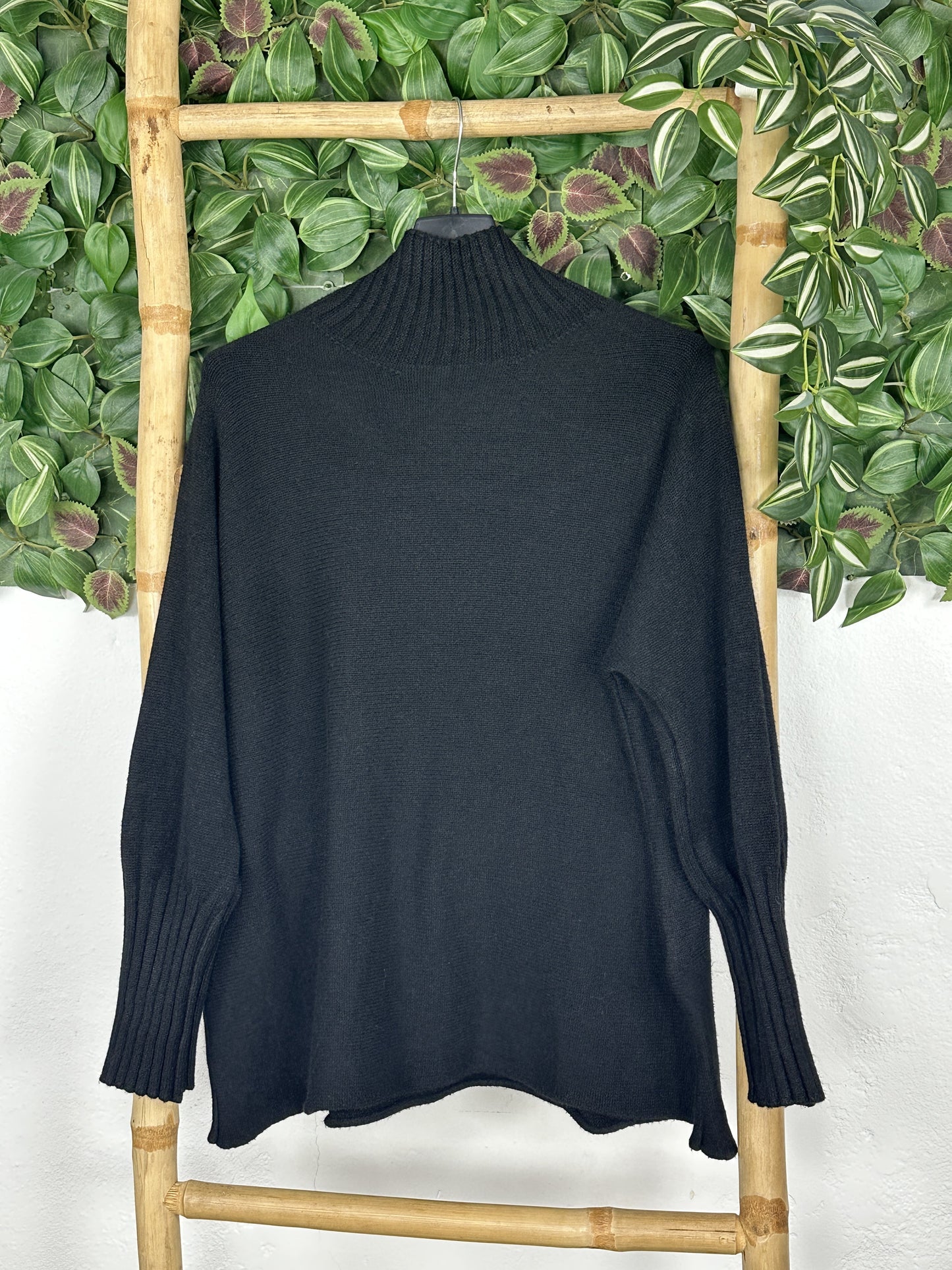 CAMISOLA DE MALHA DE gola alta