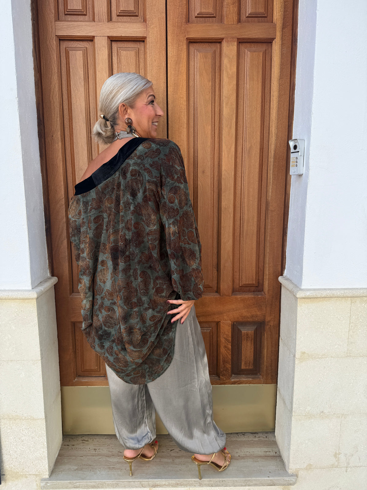 KIMONO TERCIOPELO ESTAMPADO