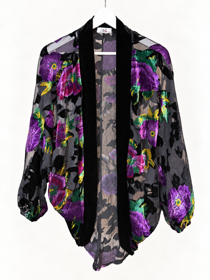 KIMONO TERCIOPELO ESTAMPADO