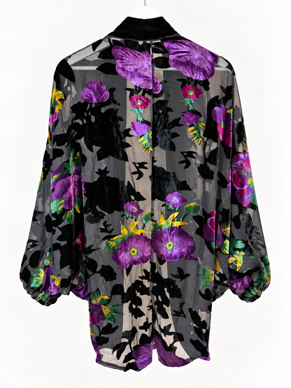 KIMONO TERCIOPELO ESTAMPADO