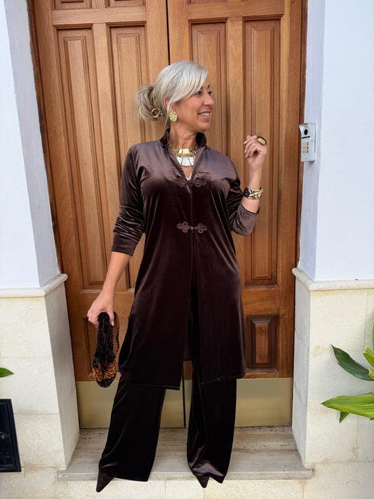 KIMONO JAPO LARGO VELVET
