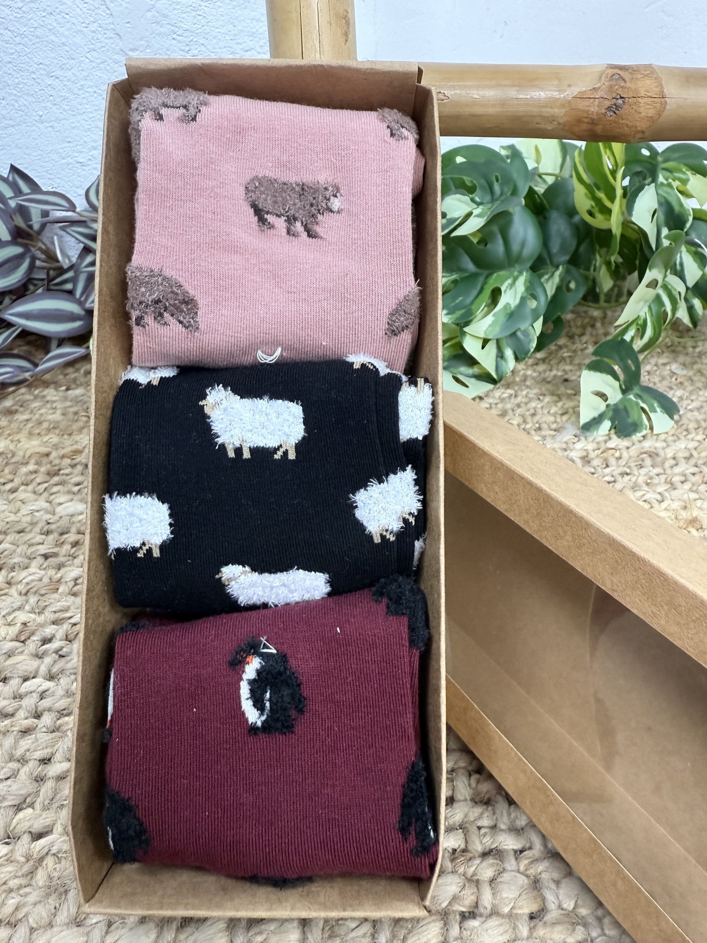 PACK 3 CALCETINES ANIMALES