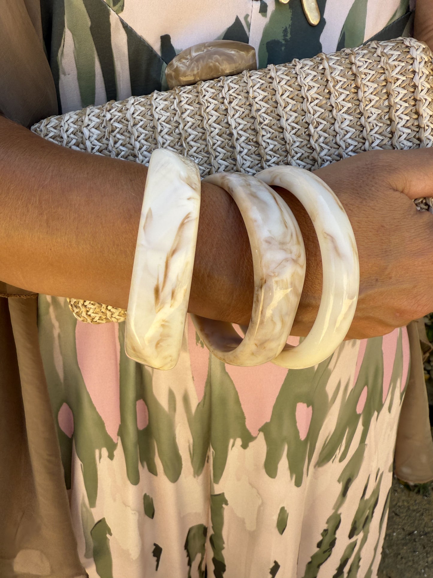 PACK 3 PULSERAS RESINA