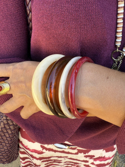 PACK 4 PULSERAS RESINA