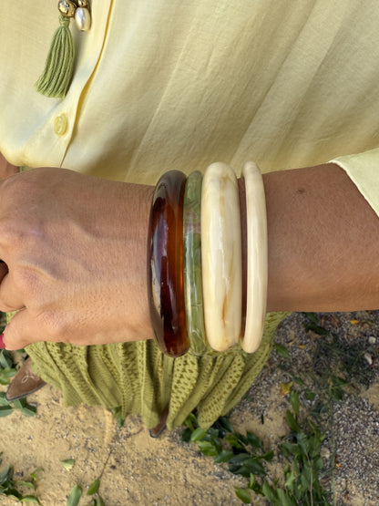 PACK 4 PULSERAS RESINA